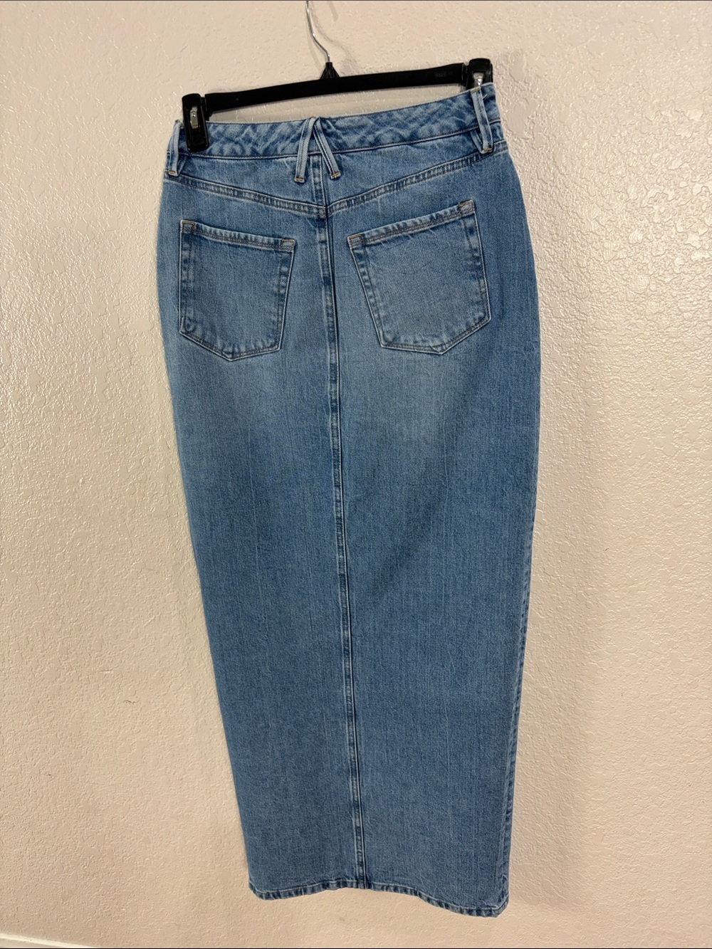 Good American ,Front Maxi,Size 8/29, High-Waist Blue Denim Pencil Skirt Jeans - Picture 8 of 17
